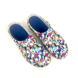 Dansko Kane Clog Kaleidoscope Molded Mule Slip-On Womens Size 38